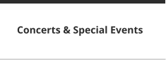 Concerts & Special Events